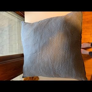 Big blue pillow